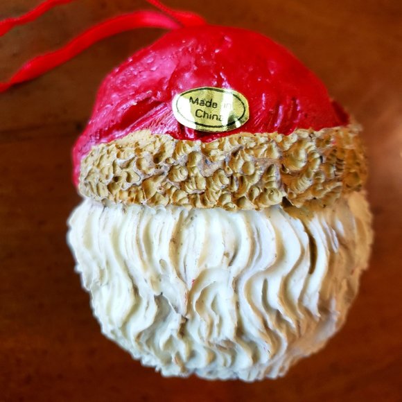 SANTA CLAUSE Hinged Ring Gift Box Ornament 1994 International Christmas - Picture 9 of 12